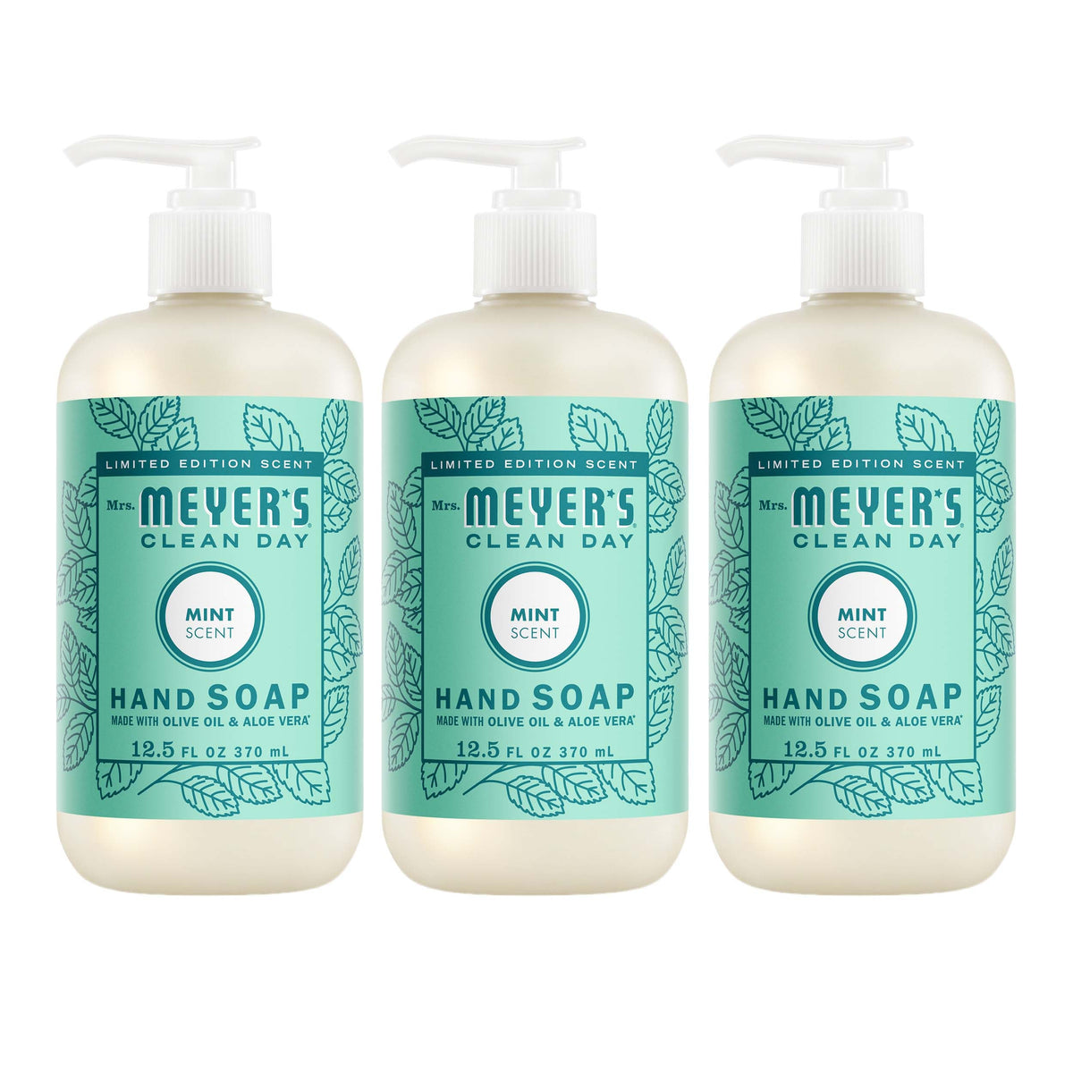 Gentle Mint Liquid Hand Soap 3-count Bundle