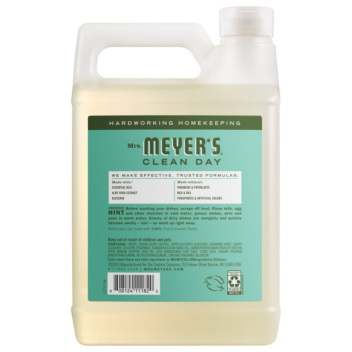 Effective Basil Dish Soap Refill