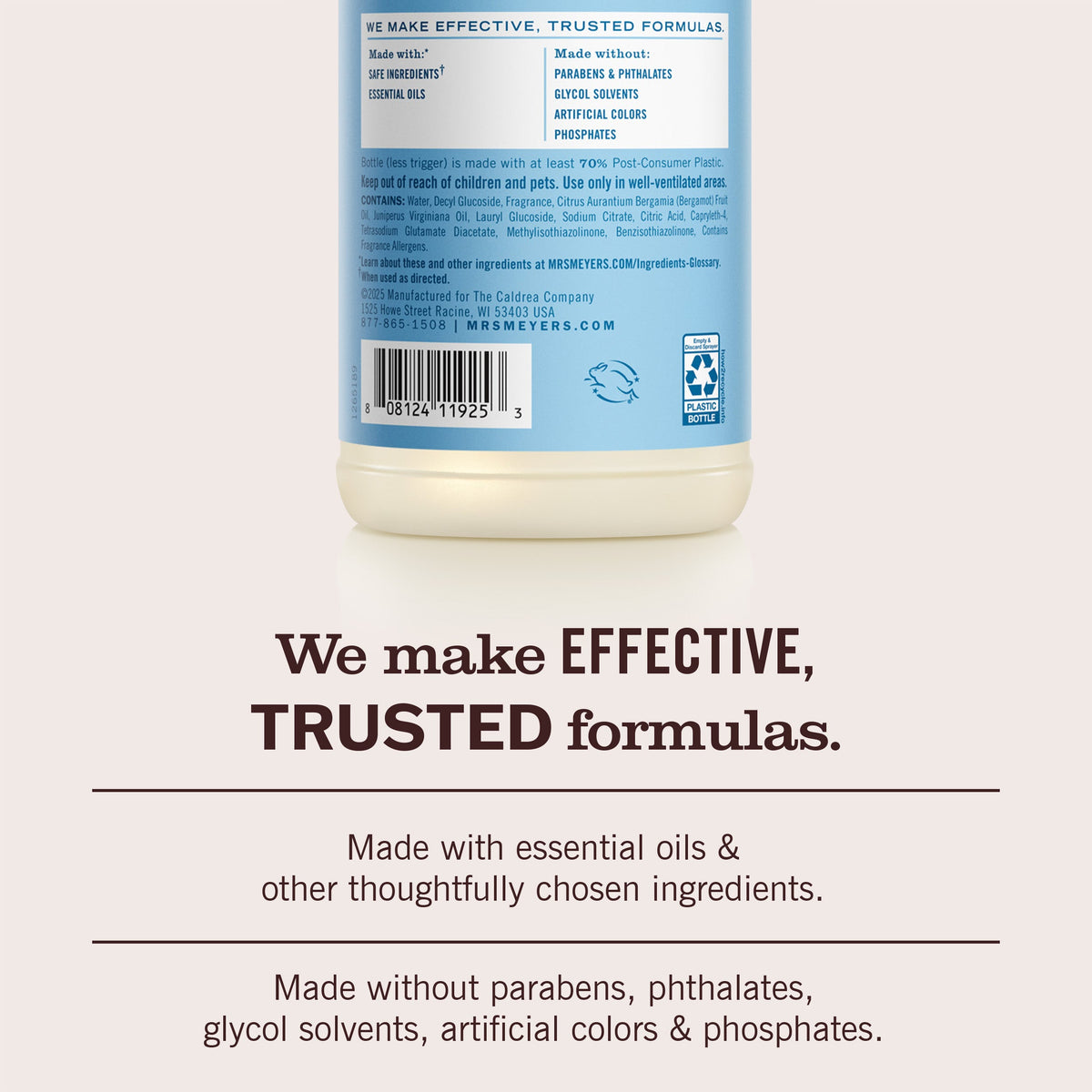 Versatile Rain Water Multi-Surface Everyday Cleaner
